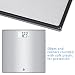 Etekcity 400lb/180kg High Precision Bathroom scale, Stainless Steel Digital Body Weight Scale with Step-On Technology, Large Platform & Clear Backlight Display, Slim Design, Silver