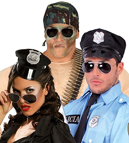 BRILLE - POLIZIST - *** Spiegelglas ***