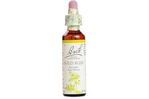 Bach - Flor de Bach Wild Rose, Complemento Alimenticio, con Extracto de Flores de Rosa Silvestre, Uva de Alc 27% Vol, Ayuda a Gestionar las Emociones Cuando Se Quiere Tener Más Motivación - 20 ml