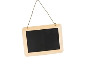 CTOP - Loisir créatif - Ardoise Rectangle à Suspendre (avec Corde) 25 x 18.50 x 1 cm