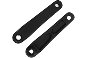 YOSOO HEALTH GEAR 2PCS Bike Crank Sets, 170mm Aluminum Alloy Electric Bike Crank Set for BNI MINI ISIS Mid Drive Motor Bike Accessories