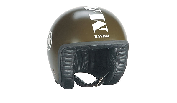 Casco Jet Davida Helmets Mashed Green : Amazon.it: Auto e Moto
