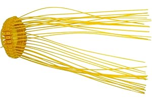 MONDIAL EXTINCTEUR Lot de 300 plastoscellés jaunes longueur 160 mm