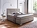 Produktbild ISABELL Boxspringbett Hotelbett Bett amerikanisches Bett 7-Zonen Taschenfederkernmatratze 180 x 200 cm Härtegrad 2+3 muddy, 180 x 200 cm, muddy, Härtegrad 2+3