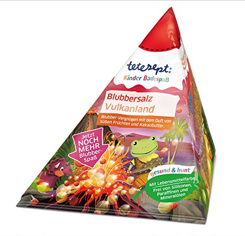 tetesept Blubbersalz Vulkan Land, 5er Pack (5 x 50 g)