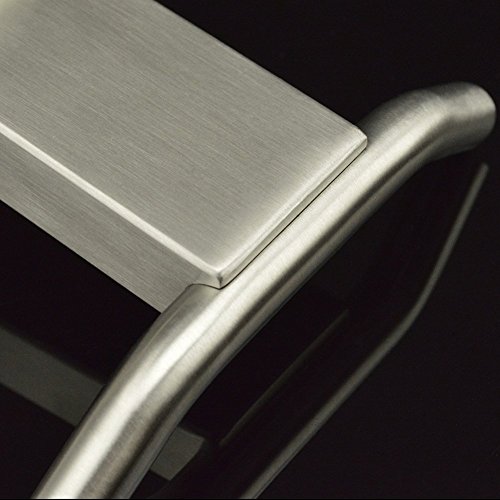 Weare Home Gebürstet finished Modern Einfach Silbern 304 Edelstahl 2-ärmig Wandmontag Mantelhaken Hütenhaken Kleiderhaken für Badezimmer, 2 Stück - 4