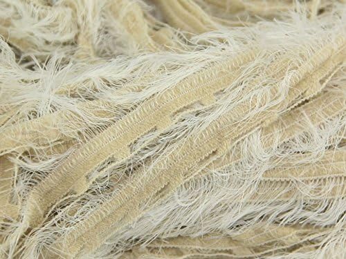Katia Ninette Furry Scarf Knitting Yarn 300 Cream/Ivory - 100gm hank