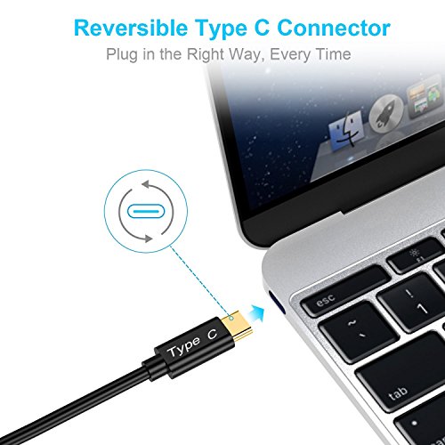 USB C auf HDMI Kabel (4K@60Hz), CHOETECH (6ft/1.8m) USB 3.1 Typ C (Thunderbolt 3 kompatibel) zu HDMI Kabel für MacBook pro 2017/2016, 2015/2016 MacBook, Samsung Galaxy S8/S8 Plus, ChromeBook Pixel und andere - 5