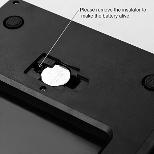 Küchenwaage Digitale, Luxebell Küchenwaagen Professionelle Waage, Electronische Waage mit 5Kg/1g – Silber - 3