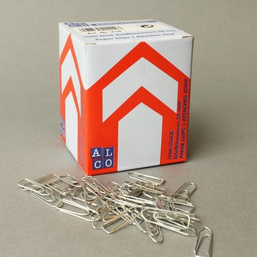 Preisvergleich Produktbild Alco Büroklammern Briefklammern, 26 mm, 1000 Stk.