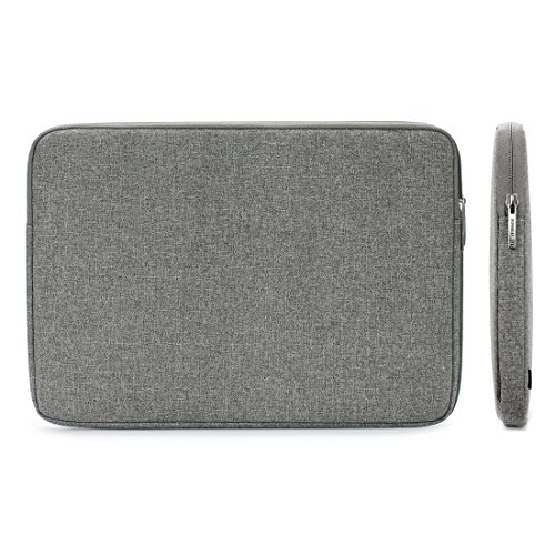 DOMISO 12.5″ Laptop Sleeve Vertikalen Stil Wasserabweisend Laptop Sleeve Case Bag Hülle Schutzhülle Notebook Tasche Schutzabdeckung für 13 Zoll MacBook Air, Ultrabook Netbook Tablet (grau) - 2