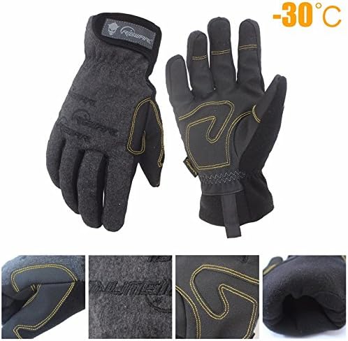 Winter Ski Gloves, -30°F Cold Proof Windproof Thermal Glove - Workout Outdoor Military Tactical Snowboard Bicycle Long Full Finger Gloves - Keep Warm in Cold Weather
