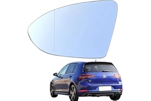 Ruolin Spiegelglas Links, Außenspiegel Glas Ersatz Spiegelglas Beheizbar Links Kompatibel mit Golf 7 ab 2012, Kompatibel mit Touran ab 2015