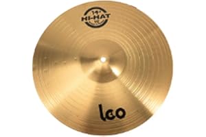 JINSBON Platillos de latón de 14 16 pulgadas de percusión Splash Crash Hi-Hat Jazz Drum Platillo (14 pulgadas)