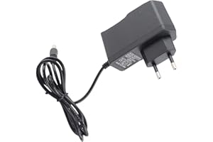 RITOEASYSPORTS Zasilacz 9V, zasilacz AC/DC do efektora gitary elektrycznej, uniwersalny zasilacz do pojedynczego efektora gitary elektrycznej 100-240V (wtyczka EU)