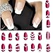 CINEEN 24 Pcs French Manicure Nail Stickers Nail Tips Smile Line Guide Stickers Nail Art Line Guide Stickers Tips Makeup...