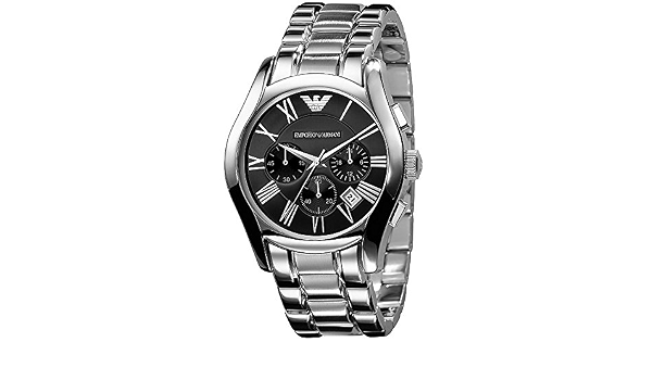 Emporio Armani Men's AR0673 Stainless Steel Chronograph Watch Best Offer at  CloutWatches.com