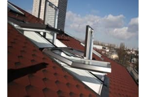 BTW Skylight Kunststoff Dachfenster PVC 55 x 78 mit Eindeckrahmen