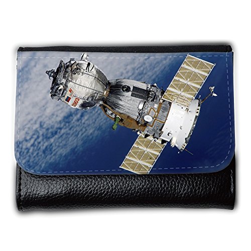Preisvergleich Produktbild Portemonnaie Geldbörse Brieftasche / / M00290199 Satelliten Sojus-Raumschiff / / Medium Size Wallet