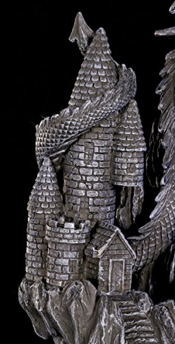 Drachen Brunnen mit LED – Figur Zimmerbrunnen Gothic - 5