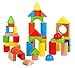 Lelin Children Kids Wooden Building Shape Bricks Construction Blocks