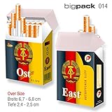 Bitte messen Sie Ihre Zigarettenschachtel vor dem Kauf aus: Maße der Originalschachtel, damit der indo slipp Größe Bigpack Oversize passt: Breite: 6,7 - 6,8 cm / Tiefe: 2,4 - 2,5 cm