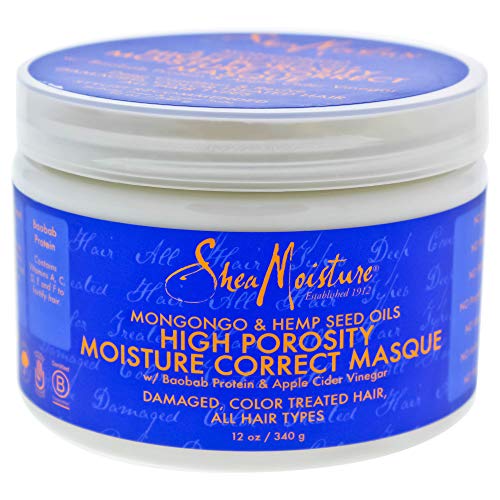 Shea Moisture Mongongo & Hemp Seed Oils High Porosity moisture-seal máscara