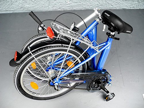 20″ Alu MIFA Klapp Fahrrad Faltrad Klapprad Shimano Nexus 3 Gang blau - 8