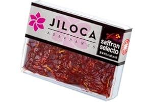 JILOCA AZAFRANES Azafrán en Hebras Español Selecto Pack 3 ud x 1gr (Cat. I - ISO 3236). Sabor en Estado Puro. Especias para cocinar. Envase de Azafrán en Estuche