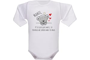 IDYLEA body bébé - annonce naissance - annonce grossesse - idée annonce grossesse - papa - papi - mamie - parrain - marraine - tonton - tatie