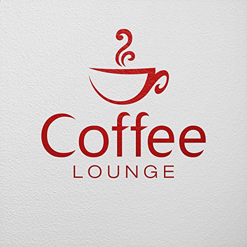 Wandtattoo-Kaffee-Lounge Küche Spruch Retro WANDfee AA36 Größe B 60 x H 55 cm Farbe rot