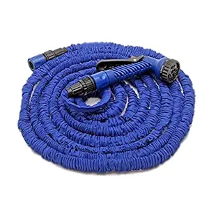 POXEFLIP Magic Hose 25 FEET Plastic Expandable Pipe for car wash and Garden use Car Washing Plastic Hoses Pip