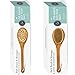 Cruelty-Free & Vegan Dry Brushing Body Brush & Back Scrubber w/ BONUS Shower Hook, Body Lotion, Travel Bag - Long Handle Reach - Excellent for Skin Exfoliating, Cellulite Treatment & Lymphatic Massage