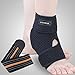 Produktbild KIROLAK Knöchel Stütze Breathable Knöchel Ärmel mit verstellbaren Wraps Knöchel Brace Support Protector für Basketball Laufen und Schmerzlinderung Sprain - Rechter Fuß