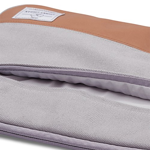 Johnny Urban Canvas Laptop Sleeve 15 – 15.6 Zoll Grau – Schutzhülle für 15 – 15.6 Zoll Laptops von Dell Samsung HP ASUS Acer Sony uvm. – Laptophülle Laptoptasche Notebook Tasche aus Baumwoll Canvas - 7