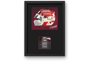 Lap Legends Charles Leclerc 2025 Framed Display Gift with Reproduced Digital Signature