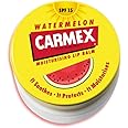 Carmex Watermelon Lip Balm Pot | SPF 15 For Sun Protection | Soothes And Repairs Dry, Cracked Lips | Intensely Hydrating Winter Lip Care Formula (7.5 g)