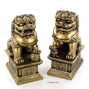 Amazon.de: Hunde (FU oder LIONS-Feng Shui China) Schutz Haus - 1 Paar