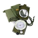 Sportneer Compass, Waterproof Shockproof Hiking Military Navigation Compasses with Carrying Bag for Hiking Camping Climbing Biking Exploring Geology Outdoor Activities