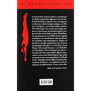El nombre del infinito: Un relato verídico de misticismo religioso y creatividad matemática (Acantilado)