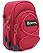 Price comparison product image BAXXTAR NEW V4 (L) Digital Camera Bag Case (red) for - Lumix DC TZ200 TZ95 TZ90 DMC TZ100 - PowerShot SX730 SX740 G7 X - CoolPix A1000 W100 W150