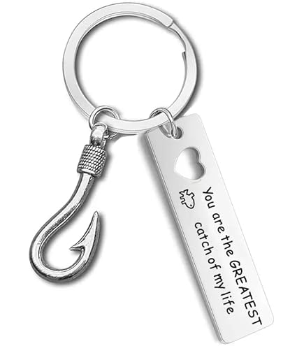 Portachiavi A Forma Di Mulinello Da Pesca, Regalo Per Pescatore, Portachiavi Metallico
