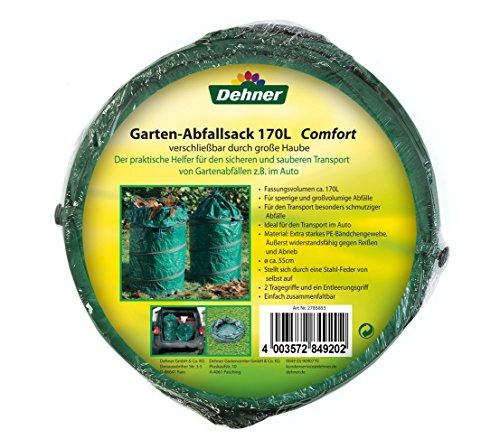 Dehner Gartenabfallsack Pop-Up, 170 l, Ø 56 cm, Höhe 70 cm - 4