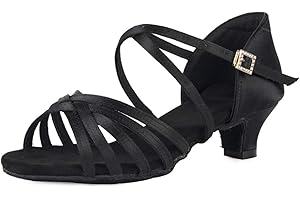 HIPPOSEUS Scarpe da Ballo Latino per Ragazze per Ballo Latino Salsa con Suola Scamosciata, Modello 202