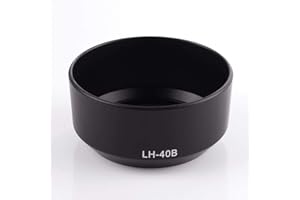 Hersmay Parasol para Olympus M. ZUIKO Digital 45 mm 1: 1.8 °F1.8 LH-40B - Negro