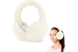 LANSKYLAN Winter Ohrenwärmer Ohrenschützer Ohrenmuscheln Faltbare Earmuffs Plüsch Abnehmbar Ear Warmers Ohrwärmer Erwachsene Winter Ear Muffs Outdoor Kälteschutz Winterzubehör für Damen & Herren