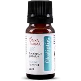 Onka Farma Okalipt&uuml;s U&ccedil;ucu Yağ%100 Doğal Saf Katkısız Aromaterapi Cilt Bakım Yağı Buhurdanlık Kokusu 10 ml
