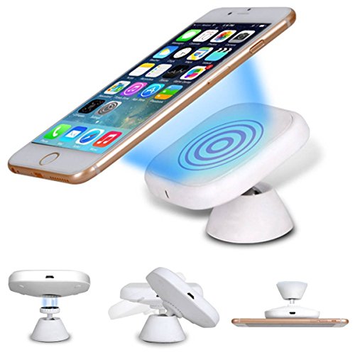 Preisvergleich Produktbild ELEGIANT KFZ Auto Qi Wireless Auto Ladegerät Induktives Ladestation Ladegerät Charger Halterung für iPhone Samsung S6 Nokia Lumia 920 Google LG Nexus 4 und andere Qi fähige Geräte