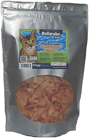 Bellyrubs Organic 3-1/2-Ounce All Natural Cat Treats, Bonita Tuna Flakes