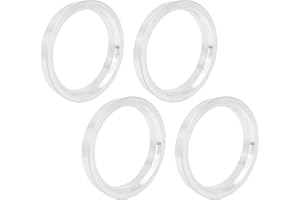 X AUTOHAUX 4pcs Bague de Centrage 67.1 à 56.1mm Jante Aluminium Alliage Voiture Moyeu Anneaux Centriques